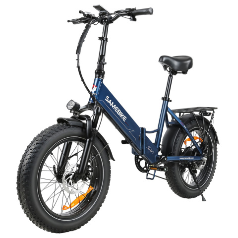 SAMEBIKE LOTDM200-II-FT elektryczny składany rower górski - Niebieski SAMEBIKE LOTDM200-II-FT elektryczny składany rower górski - Niebieski