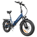 SAMEBIKE LOTDM200-II-FT elektryczny składany rower górski - Niebieski