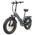 SAMEBIKE LOTDM200-II-FT elektryczny składany rower górski - Szary