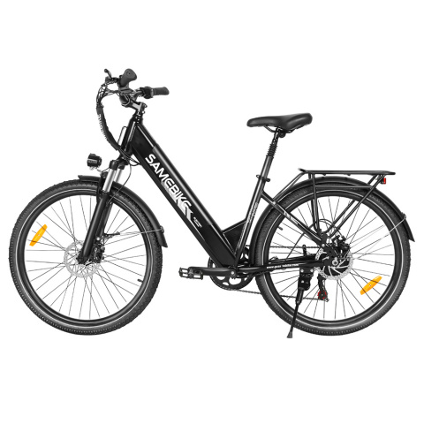 SAMEBIKE RS-A01 Pro-T elektryczny rower miejski - Czarny SAMEBIKE RS-A01 Pro-T elektryczny rower miejski - Czarny