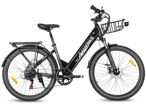 SAMEBIKE RS-A01 Pro-T elektryczny rower miejski - Czarny SAMEBIKE RS-A01 Pro-T elektryczny rower miejski - Czarny