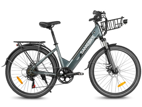 SAMEBIKE RS-A01 Pro-T elektryczny rower miejski - Szary SAMEBIKE RS-A01 Pro-T elektryczny rower miejski - Szary