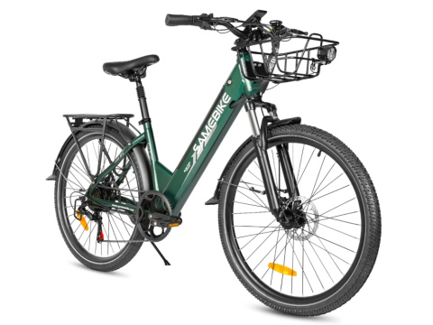 SAMEBIKE RS-A01 Pro-T elektryczny rower miejski - Zielony SAMEBIKE RS-A01 Pro-T elektryczny rower miejski - Zielony