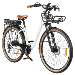 SAMEBIKE RS-A07 elektryczny miejski rower rekreacyjny - Biały