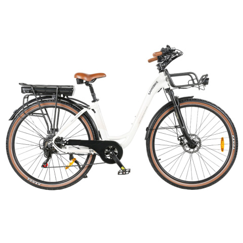 SAMEBIKE RS-A07 elektryczny miejski rower rekreacyjny - Biały SAMEBIKE RS-A07 elektryczny miejski rower rekreacyjny - Biały
