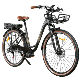 SAMEBIKE RS-A07 elektryczny miejski rower rekreacyjny - Czarny